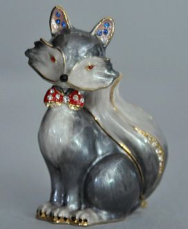 Renard avec pendentif