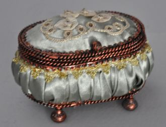 Boîte à bijoux couleur vert d'eau