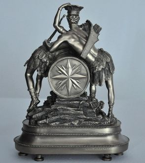 Pendule le baiser