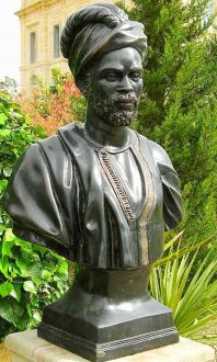Buste en bronze homme au turban