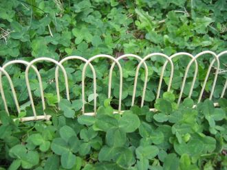 Bordure de jardin pliable en fer set de 10x1M