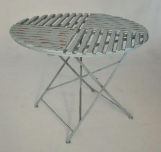 Table ronde azur