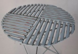 Table ronde azur