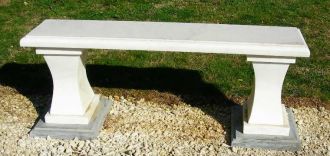Banc marbre blanc