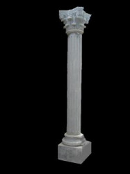 Colonne en marbre Corinthienne 310cm