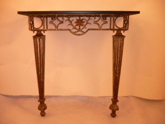 Console en verre