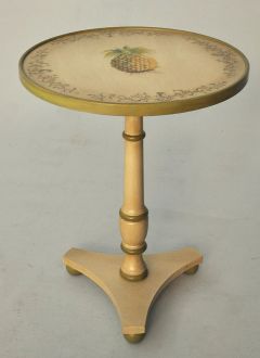 Guéridon rond ananas