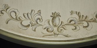 Guéridon rond ananas