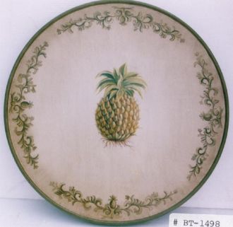 Guéridon rond ananas