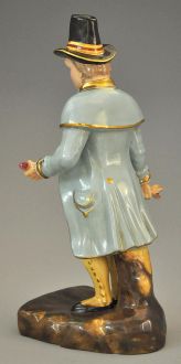 statuette porcelaine homme Cocher