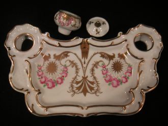 Encrier en porcelaine