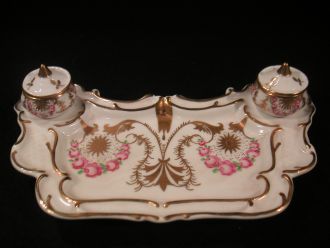 Encrier en porcelaine