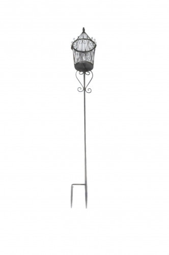 Lampion Lanterne a piquer pic de Jardin en Fer Forgé