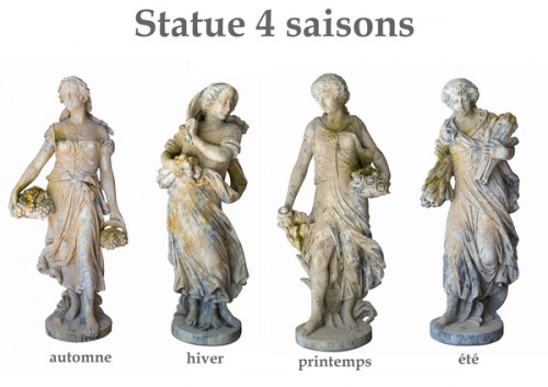 Statue 4 saisons Automne - Hauteur 150 cm