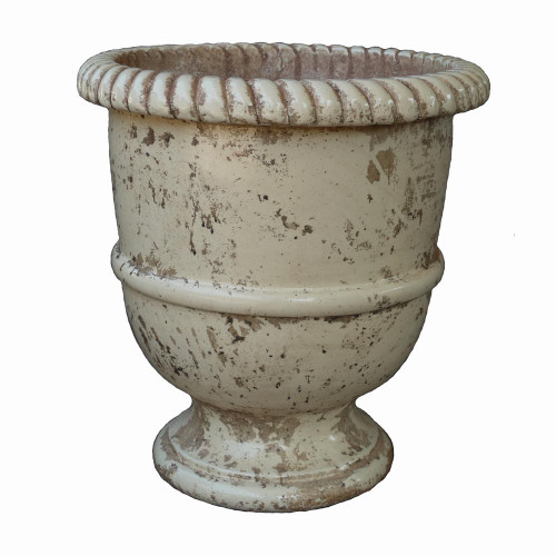 Vase provençal modèle Lisse finition émaillée intégrale - Hauteur 80cm