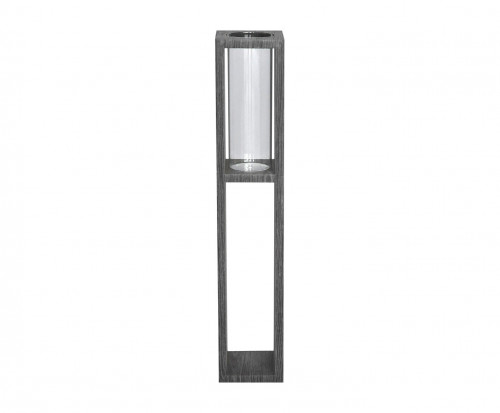 Vase colonne design Photophore Colonne bois gris