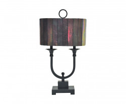 Lampe double Tiffany style Art Déco