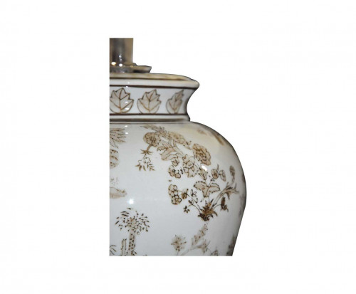 Lampe de sejour style Chinoise Beige