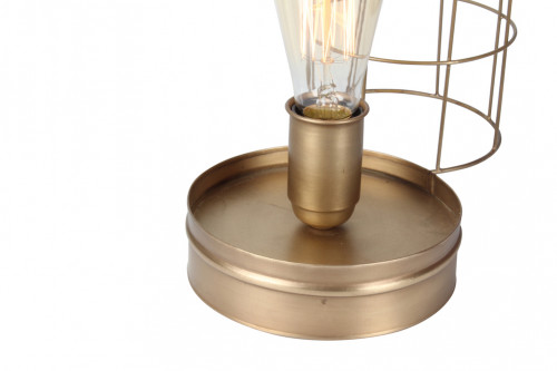 Lampe Grillagée Style Industrielle couleur bronze