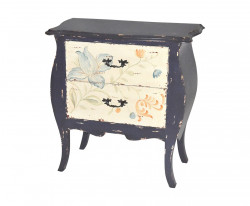 Commode Ile de Ré bleue vintage