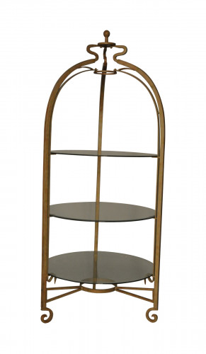 Grande étagère en verre, présentoir de magasin