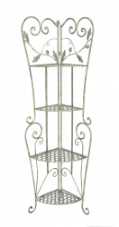 Etagere Encoignure fer forge Collection Chene