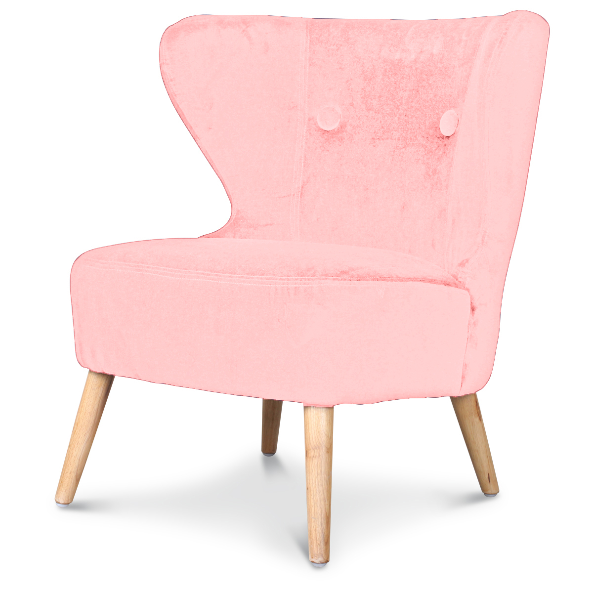 Fauteuil Crapaud Design Scandinave Rose Dragée Kokün