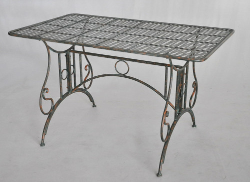 Table Rectangulaire Vert de Gris