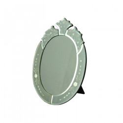 Miroir ovale glace de Venise