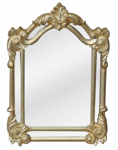 Petit Miroir à pareclose dore - 48 x 67 cm