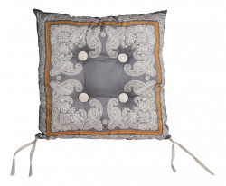 Galette de Chaise Grise coussin de chaiss gris